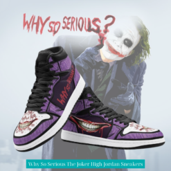 Why So Serious The Joker High Jordan Sneakers 1