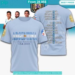 Argentina Champion Copa America 2024 Shirt Cool DP