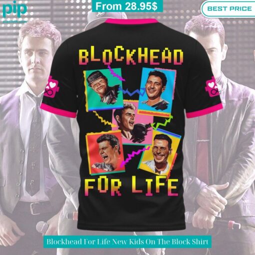 Blockhead For Life New Kids On The Block Shirt Super sober