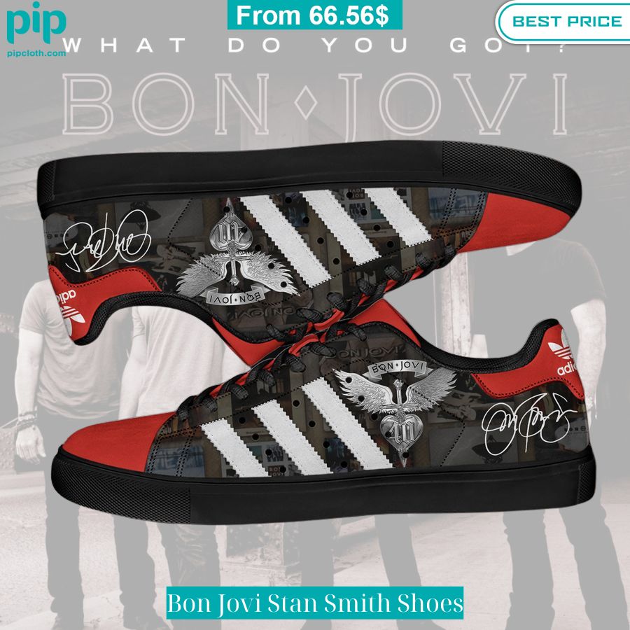 Bon Jovi Stan Smith Shoes