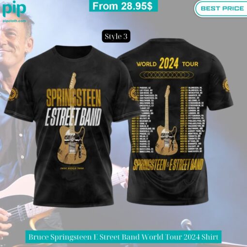 Bruce Springsteen E Street Band World Tour 2024 Shirt Stand easy bro