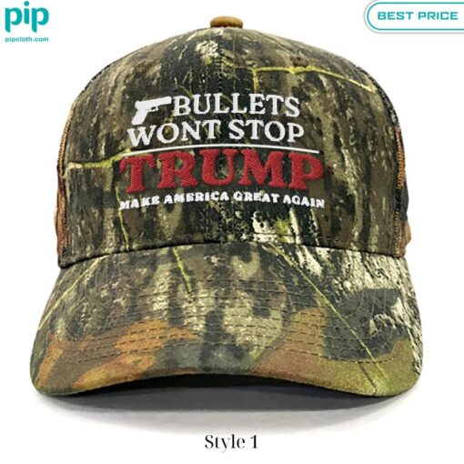 Bullets Won't Stop Trump MAGA Cap Have no words to explain your beauty