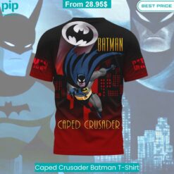 Caped Crusader Batman T Shirt Royal Pic of yours