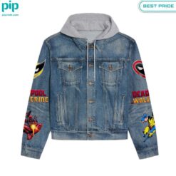 Deadpool and Wolverine Let's Fucking Go Hooded Denim Jacket Good one dear