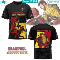 Deadpool and Wolverine Let's Fucking Go Unisex Shirt so soft