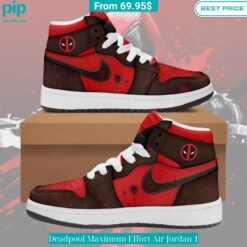 Deadpool Maximum Effort Air Jordan 1 You look elegant man