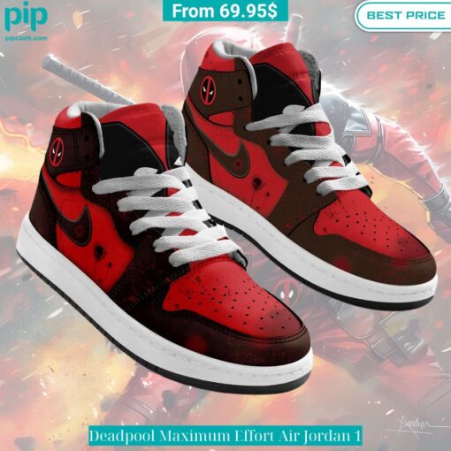 Deadpool Maximum Effort Air Jordan 1 Speechless