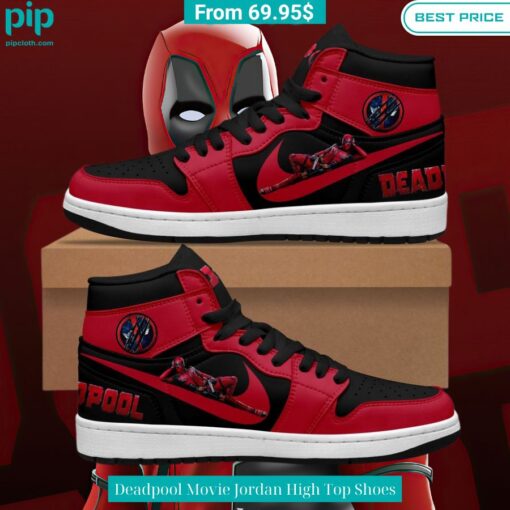 Deadpool Movie Jordan High Top Shoes Long time