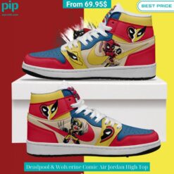 Deadpool & Wolverine Comic Air Jordan High Top You look so healthy and fit