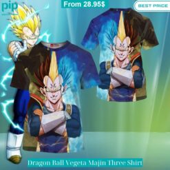 Dragon Ball Vegeta Majin Three Shirt Looking so nice