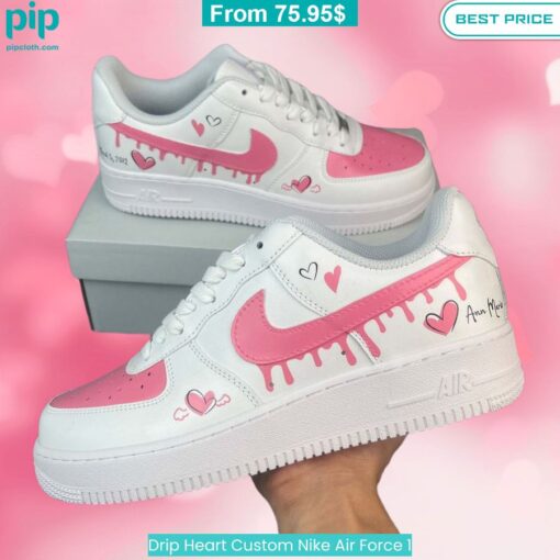 Drip Heart Custom Nike Air Force 1 Nice photo dude