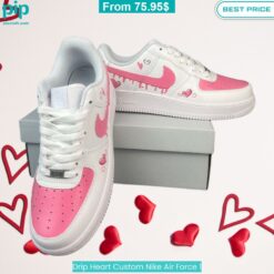 Drip Heart Custom Nike Air Force 1 You look lazy