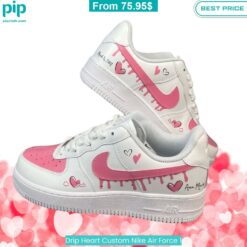 Drip Heart Custom Nike Air Force 1 sweat