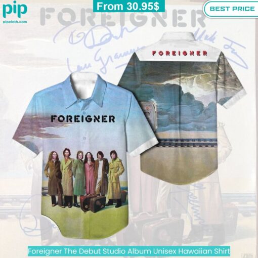 Foreigner The Debut Studio Album Unisex Hawaiian Shirt Royal Pic of yours