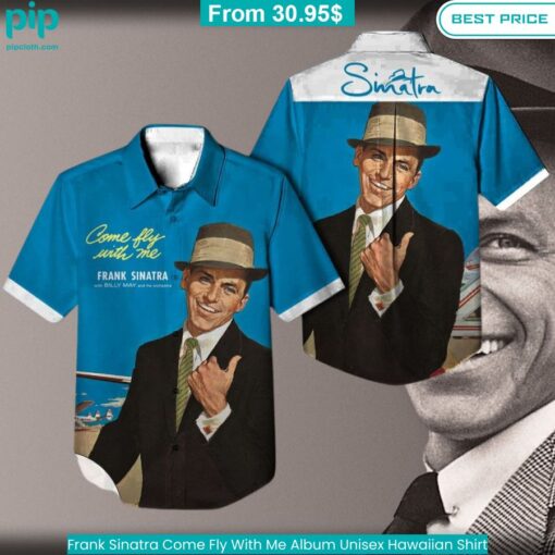 Frank Sinatra Come Fly With Me Album Unisex Hawaiian Shirt Tropical