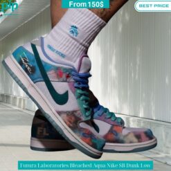 Futura Laboratories Bleached Aqua Nike SB Dunk Low Cool look bro