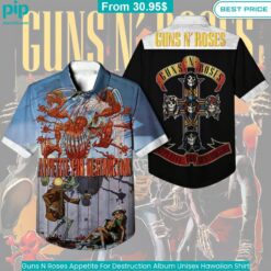 Guns N Roses Appetite For Destruction Album Unisex Hawaiian Shirt Patterned