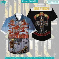 Guns N Roses Appetite For Destruction Album Unisex Hawaiian Shirt Patterned