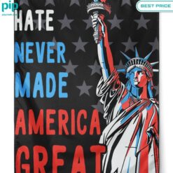 Hate Never Made America Great Statue of Liberty Flag nice