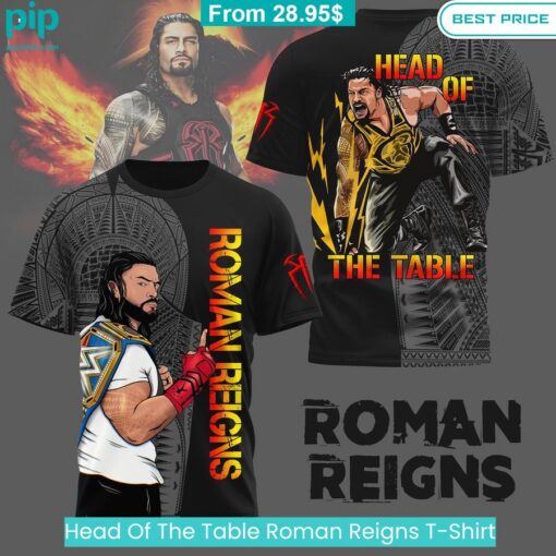 Head Of The Table Roman Reigns T Shirt Nice shot bro