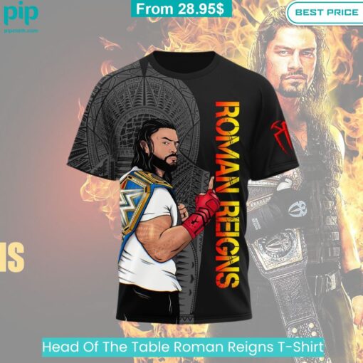 Head Of The Table Roman Reigns T-Shirt cool