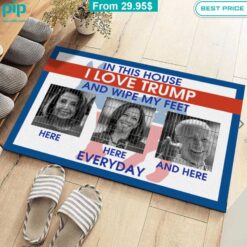 in this house we love trump and wipe our feet here biden doormat 3 125.jpg