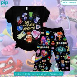 inside out 2 go to sleep anxiety pajamas set 3