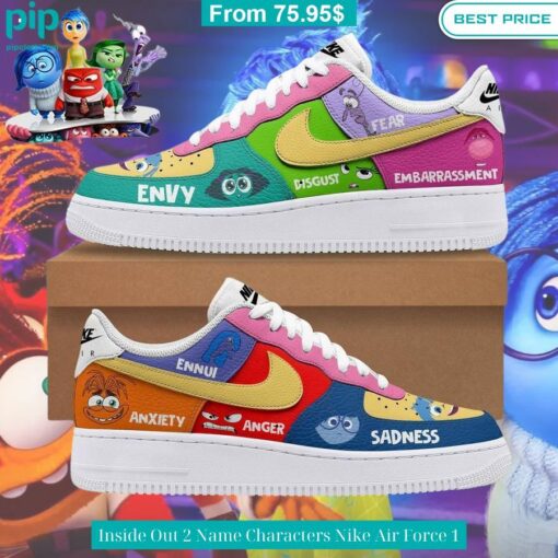 inside out 2 name characters nike air force 1 2