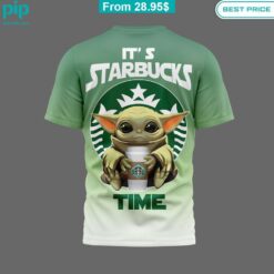 It's Starbucks Time Baby Yoda Shirt I like your dress, it is amazing