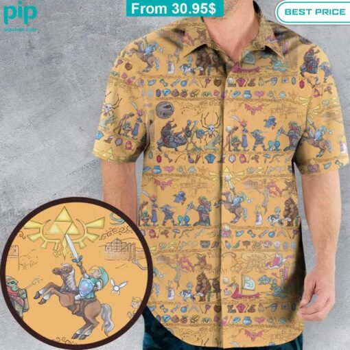 Journey Tapestry The Legend Of Zelda Hawaiian Shirt hot summer