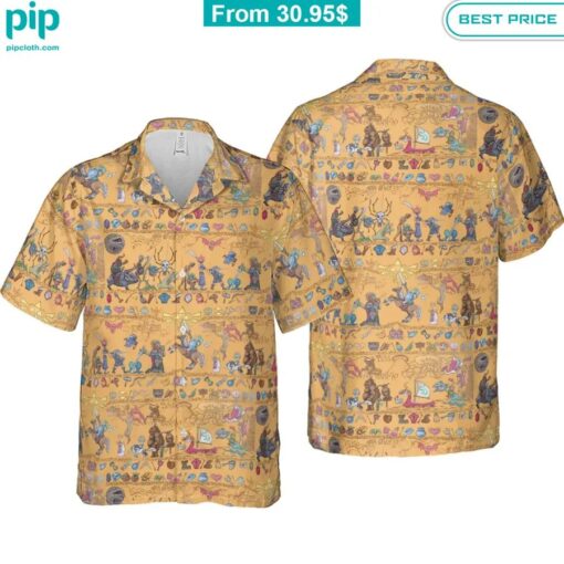 Journey Tapestry The Legend Of Zelda Hawaiian Shirt Impressive picture.