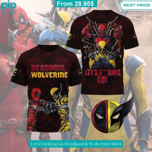 lets fucking go deadpool wolverine shirt 5