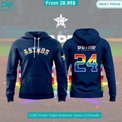 LGBT Pride Night Houston Astros 24 Hoodie Natural and awesome