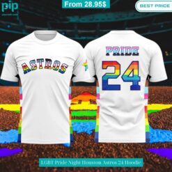 LGBT Pride Night Houston Astros 24 Hoodie You always inspire by your look bro