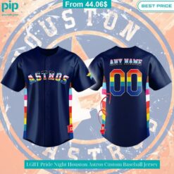 lgbt pride night houston astros custom baseball jersey 4