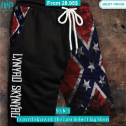 Lynyrd Skynyrd The Last Rebel Flag Short look cool