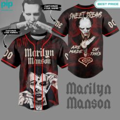 Marilyn Manson Sweet Dreams Custom Baseball Jersey This place looks exotic.