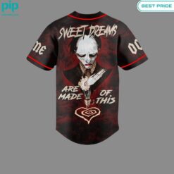 Marilyn Manson Sweet Dreams Custom Baseball Jersey comfortable