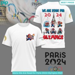 Mario We Are Read for Paris 2024 Olympics Shirt soft for skin