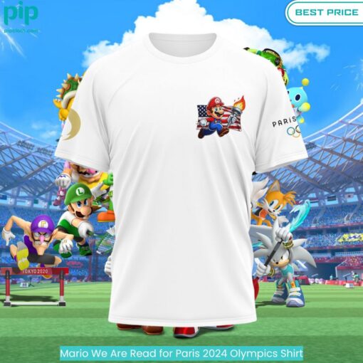 Mario We Are Read for Paris 2024 Olympics Shirt Unique and sober