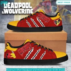 Maximum Effort Deadpool and Wolverine Stan Smith Shoes Unique and sober