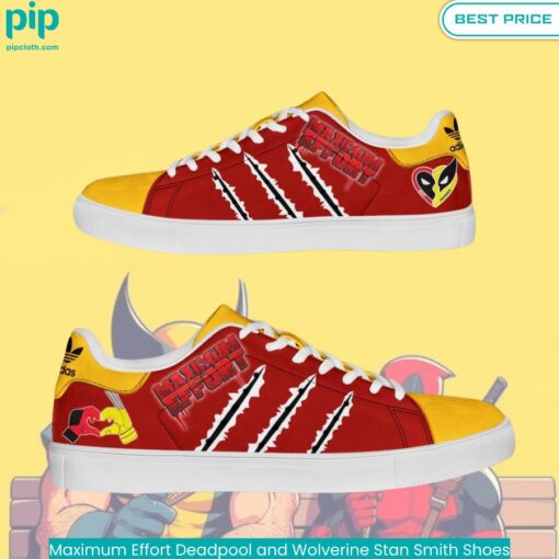 Maximum Effort Deadpool and Wolverine Stan Smith Shoes Looking so nice