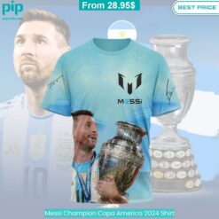 Messi Champion Copa America 2024 Shirt Mesmerising