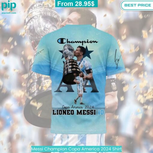 Messi Champion Copa America 2024 Shirt Best click of yours