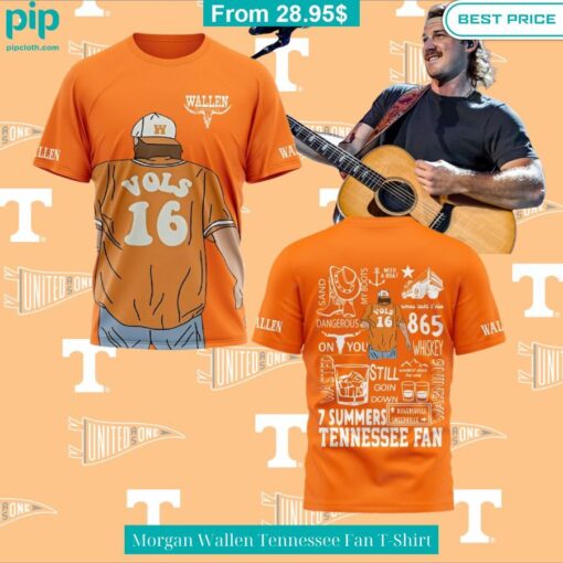 morgan wallen tennessee fan t shirt 4