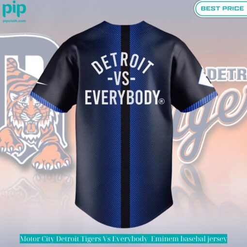 Motor City Detroit Tigers Vs Everybody Eminem basebal jersey Good look mam