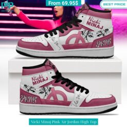 Nicki Minaj Pink Air Jordan High Top Natural and awesome