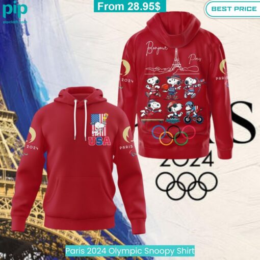 Paris 2024 Olympic Snoopy Shirt Looking so nice