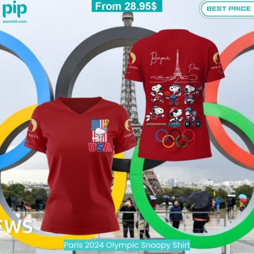 Paris 2024 Olympic Snoopy Shirt Oh my God you have put on so much!