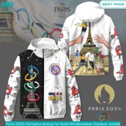 Paris 2024 Olympics Going For Gold Windbreaker Outdoor Jacket flexible